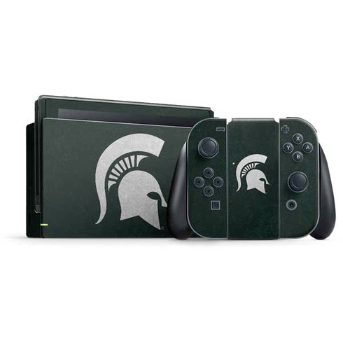 Michigan State University Spartans Logo Nintendo Skins